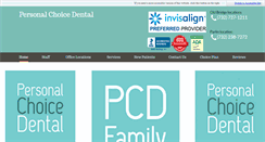 Desktop Screenshot of personalchoicedental.com
